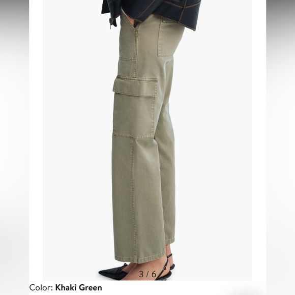 Mango- Straight leg cargo jean - Picture 2 of 8